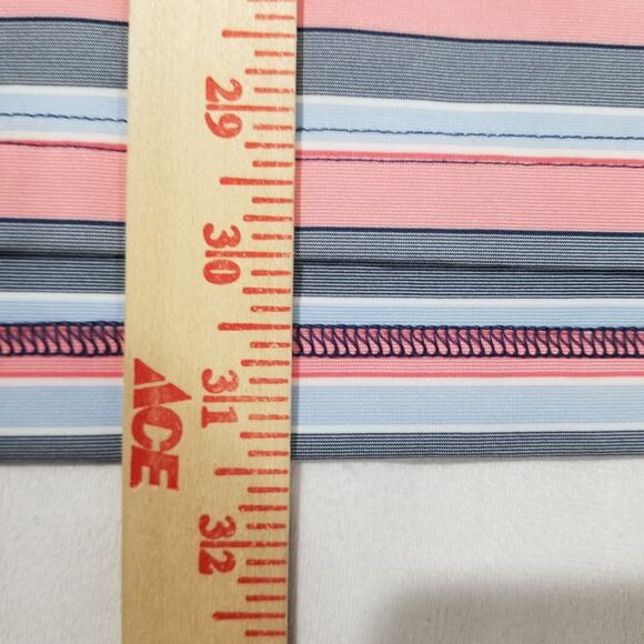 Peter Millar Shirt Medium Polo Summer Comfort Short Sleeve Striped Golf - Picture 10 of 12